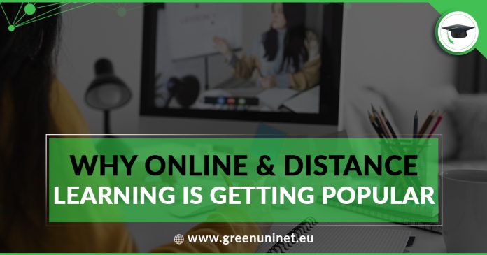 Why Online Distance Learning is Getting Popular